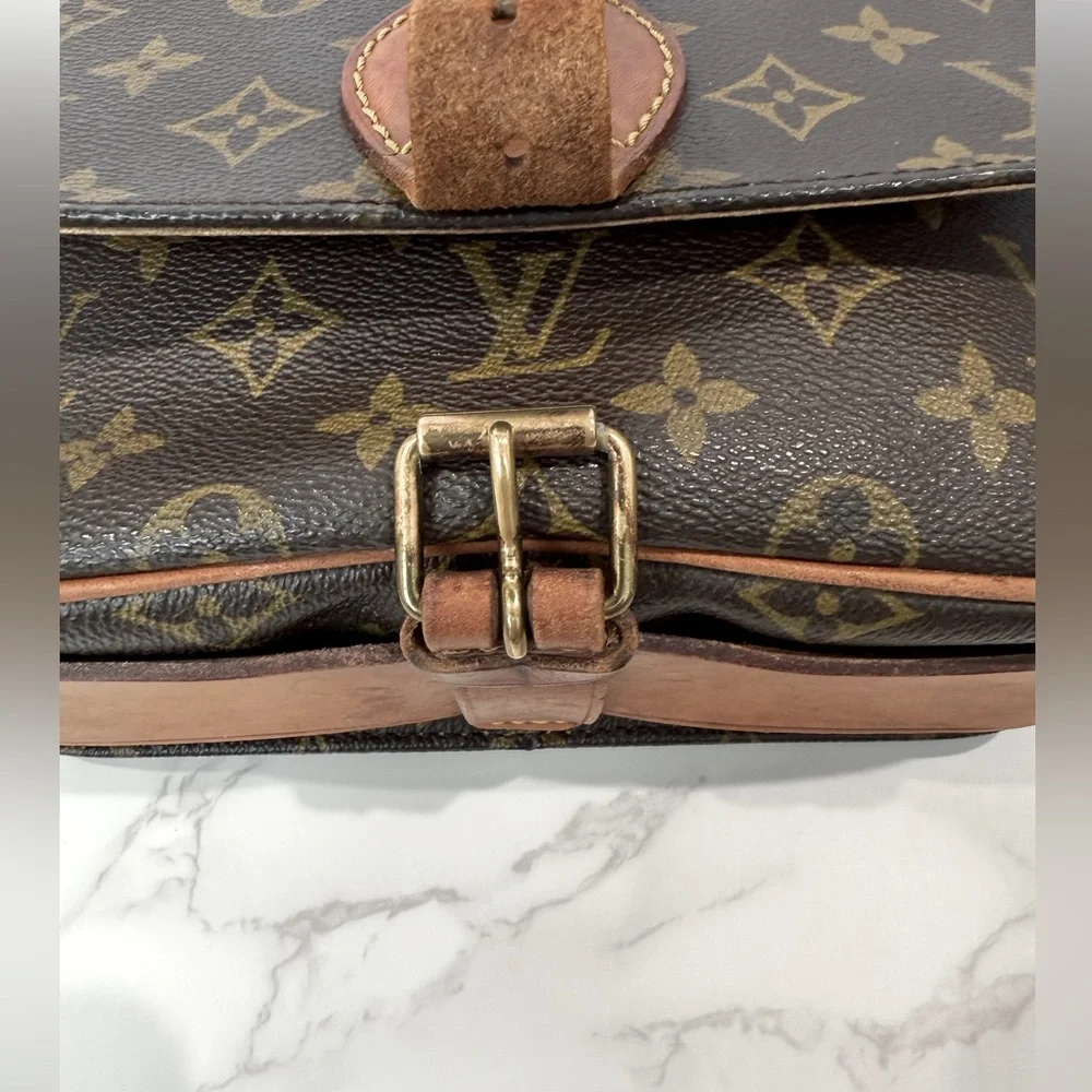 Louis Vuitton Cartouchière MM Crossbody Bag – Vintage Monogram 1982 + COA - Picture 5 of 16